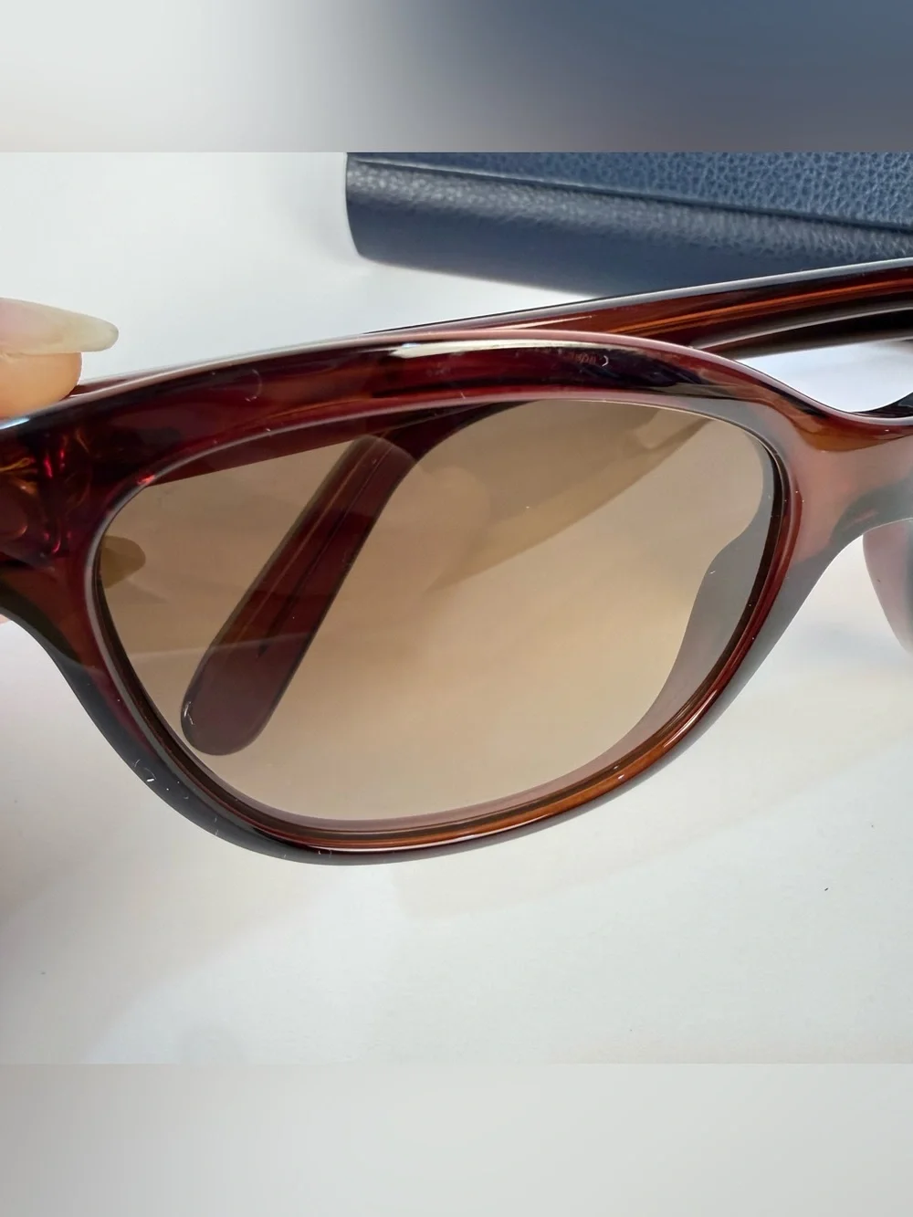 Salvatore Ferragamo SF834S Crystal Brown Cateye Sunglasses
